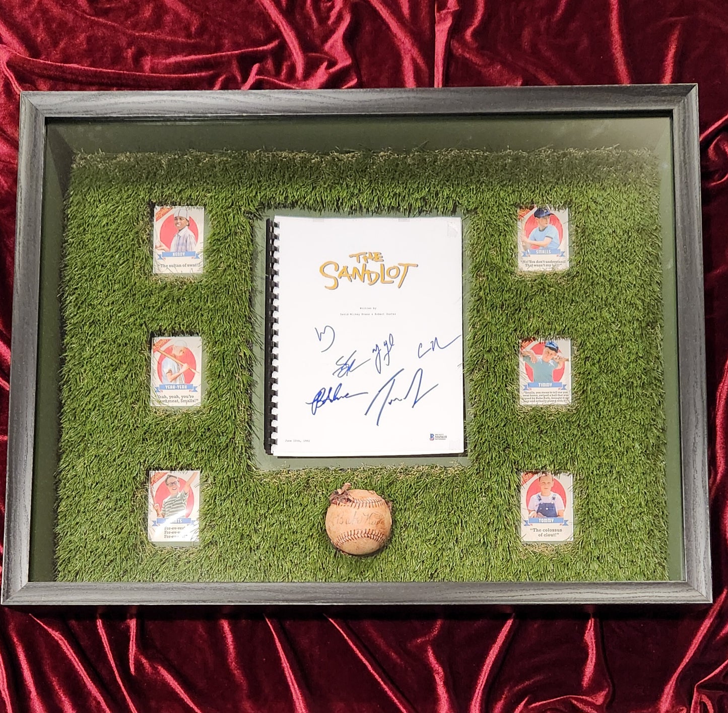 The Sandlot - 6 Cast Signed w/ Cards