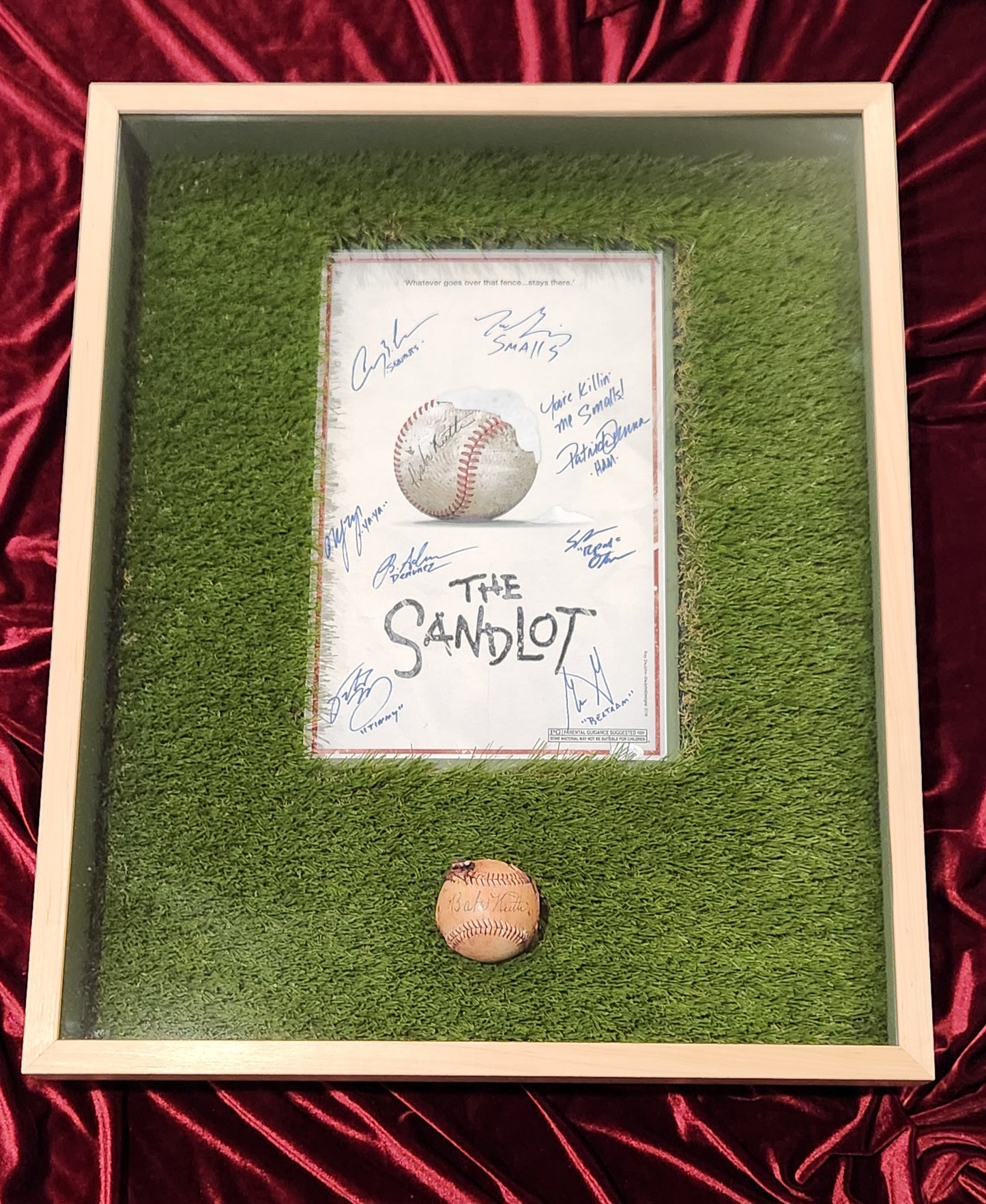 The Sandlot - 8 Cast Signes- Ball